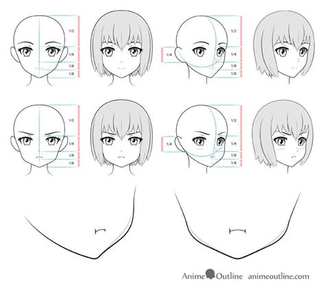 How To Draw Anime Pouting Face Tutorial Animeoutline Anime Face Drawing Anime Drawings