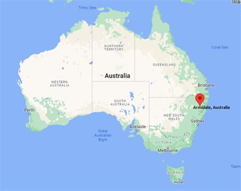 Where Is Armidale Australia Where Is Armidale Located In Australia Map