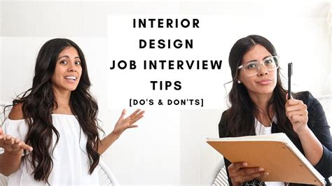 How To Crush Your Interior Design Job Interview Dos And Donts Tips