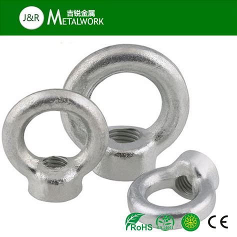 Carbon Steel Galvanized Zinc Plated Lifting Eye Nut DIN582 China