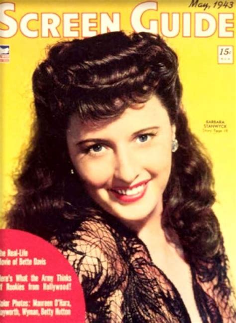 Barbara Stanwyck ~ In Lady Of Burlesque Screen Guide Magazine May