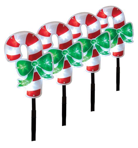 Almost, they look amazing and i might need to try them for my holiday cookie exchanges! 4 x Christmas Light Candy Cane Garden Path Lights Pathway ...