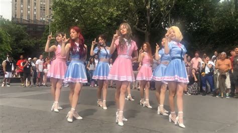 I Saw Fromis9 And Gi Dle On The Streets Of New York My Kcon Ny 2019