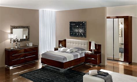 Italian White Lacquer Bedroom Furniture Luxor Modern Beige Lacquer