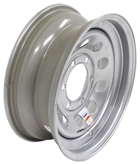 For certain applications, the end user (farming, mining, industrial exploration) will require flotation tyres when working on soft ground, such as water logged paddocks or sandy soil. Dexstar Steel Mini Mod Trailer Wheel - 15" x 6" Rim - 6 on ...