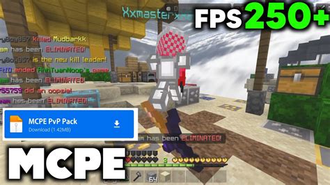 Best Fps Boost Pvp Texture Pack For Mcpe Minecraft Texture Packs For