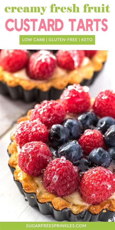 Sugar free sweeteners for low carb desserts. Check out our low carb version of a fresh fruit custard tart. This keto friendly custard tart ...