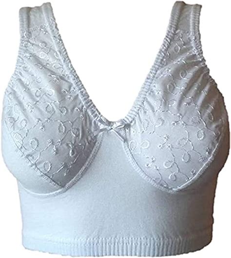 Womens Pull On Bra Sizes From 38c To 52dd In White And Black C D Dd