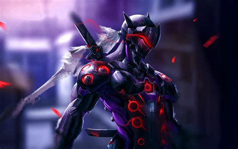 Download Wallpapers Genji Cyber Warrior Overwatch Characters 2020
