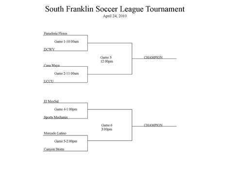 South Franklin Community Center Soccer Tournament