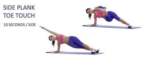Side Plank Toe Touch Side Plank Toe Touches Workout