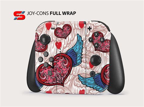 Heart With Wings Vinyl For Nintendo Switch 3m Skin For The Etsy