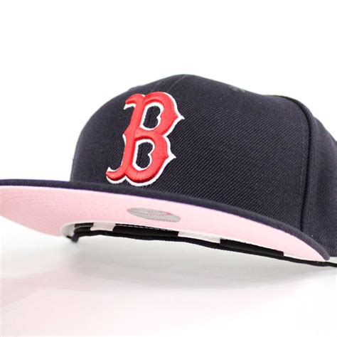 Boston Red Sox New Era 59fifty Fitted Hat Team Color Pink