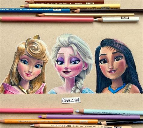And Heres The Full Drawing Of The Disney Princesses From Wreck It Ralph 2 This Was Such A Fun