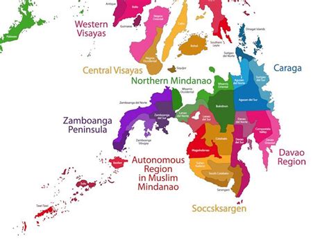 List Of Mindanao Regions And Total Number Of Province