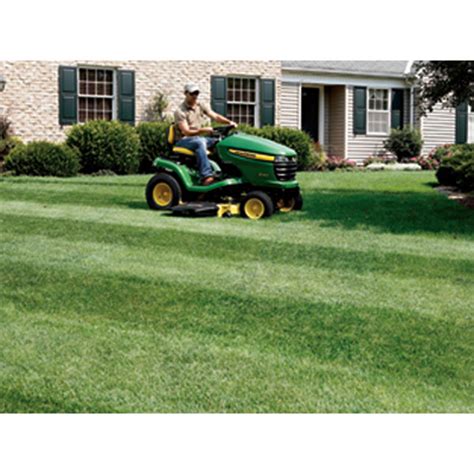 Lawn striping kits bend the grass much more than the mower does, on its own. John Deere 48-inch & 54-inch Tractor Grass Groomer Striping Kit - LP1002