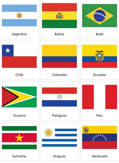 Flags Of South America Countries List Of All Flags Of South America