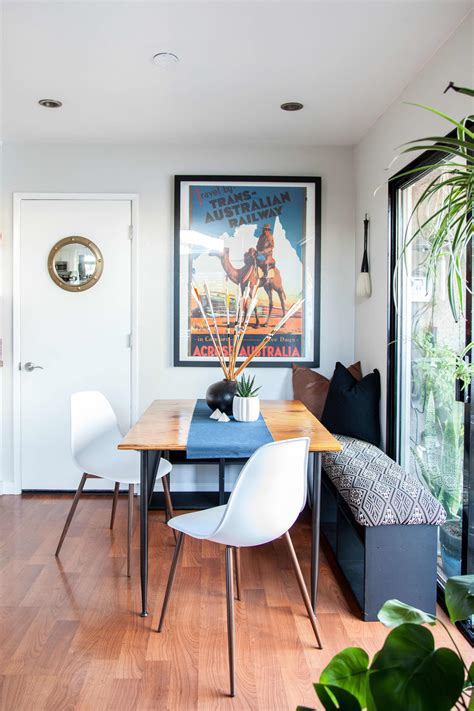 There are also those who choose to have a dining area on the terrace. 10 Small Living Rooms That Make Space for a Dining Table ...