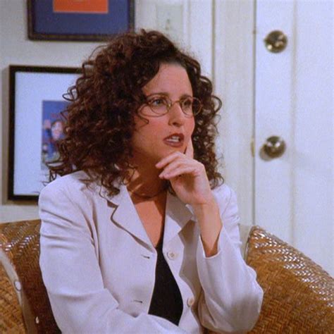 Elaine Benes Julia Louis Dreyfus Jerry Seinfeld 90s Hairstyles