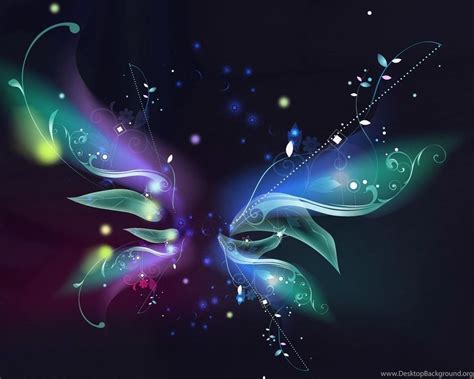 Butterfly Abstract Windows 81 Theme Desktop Background