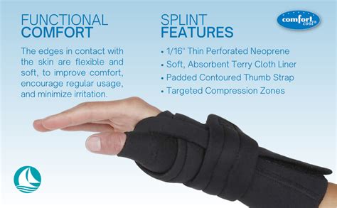 Amazon Com Comfort Cool Ulnar Booster Support Provides Compression For Ulnar Sided Wrist Pain