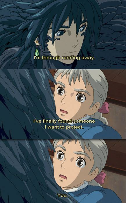 Howls Moving Castle Favorite Lines In The Whole Movie When He Says
