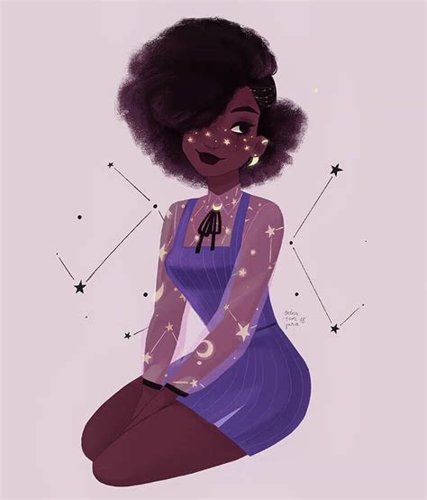 24 Black Girl Drawings And Art Illustrations Youll Love Beautiful