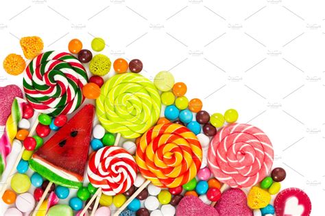Colorful Candies And Lollipops Food And Drink Photos Creative Market