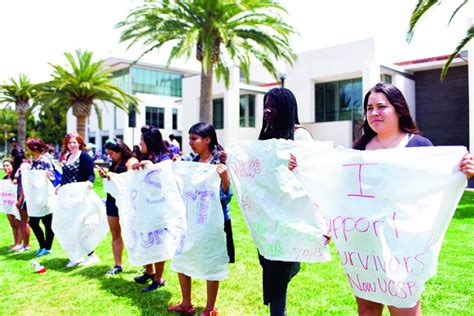 Sexual Assault Rally Prompts Counter Protest The Bottom Line Ucsb