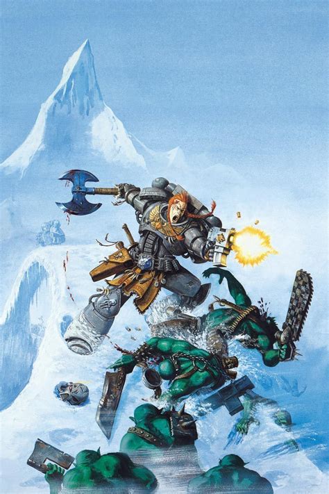 Space Wolves Cover Warhammer Art