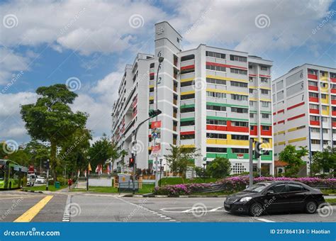 Singapore Public Housing Estate At Yishun Editorial Stock Image Image