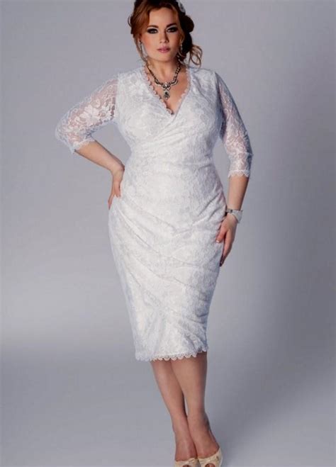 Plus Size All White Party Dresses Pluslookeu Collection