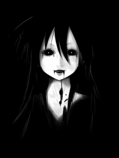 Creepy Horror Anime Girl