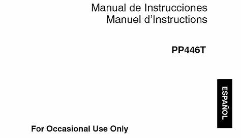 poulan bp406 blower owner's manual