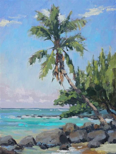 Hawaii Plein Air Abstract Landscape Watercolor Projects Fine Art