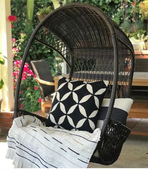 Perfecting a functional and inspiring home office can be a challenge. Pier one | Hanging chair, Hanging chair outdoor, Dining ...