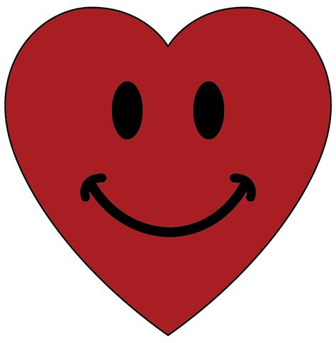 Smiling Heart Clipart