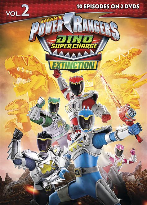 Power Rangers Dino Super Charge Volume 2 Extinction 2 Discs Dvd