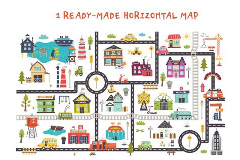 Kids Map Creator City Map Design Cuts
