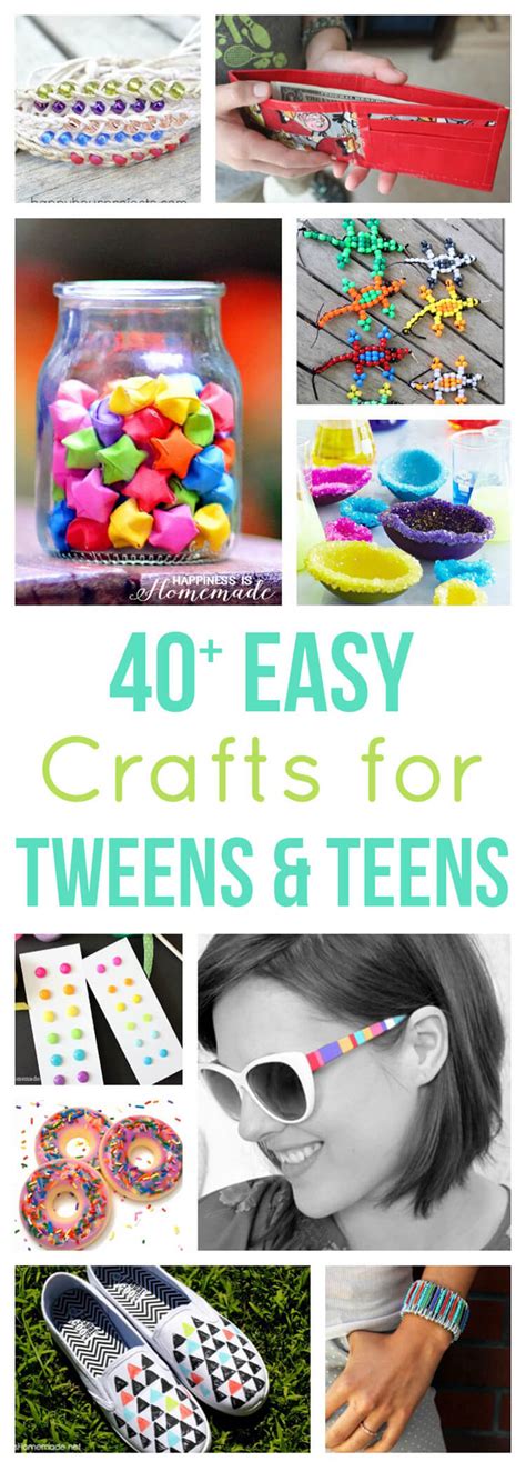 40 Easy Crafts For Teens And Tweens Happiness Is Homemade