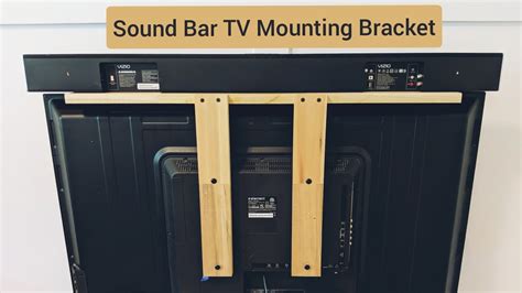 Building A Sound Bar Mounting Bracket For A Tv Youtube