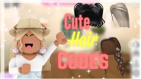30 Cute Bloxburg Hair Codes For Girls Roblox Youtube