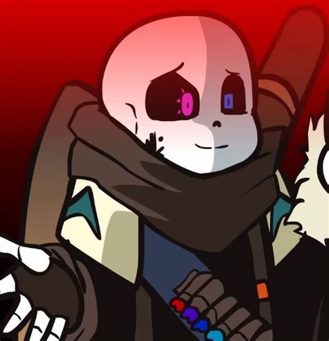 Ink let out a low sigh and walked over to you, grabbing a mirror from nearby and held it up for you to. Ink!Sans | X-Tale Wiki | Fandom