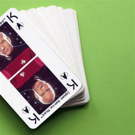There are $\binom{12}4$ sets of. Star Trek Playing Cards are Very Serious Business
