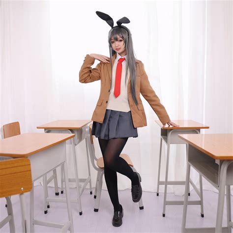 Rascal Does Not Dream Of Bunny Girl Senpai Mai Sakurajima Cosplay Cost