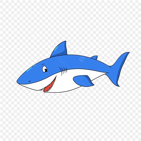 Shark Underwater Clipart Vector Underwater Animal Cartoon Shark