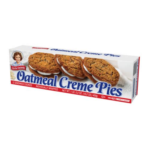 Little Debbie Oatmeal Creme Pies 6 Boxes 72 Soft Oatmeal Cookies With Creme 72 Kroger