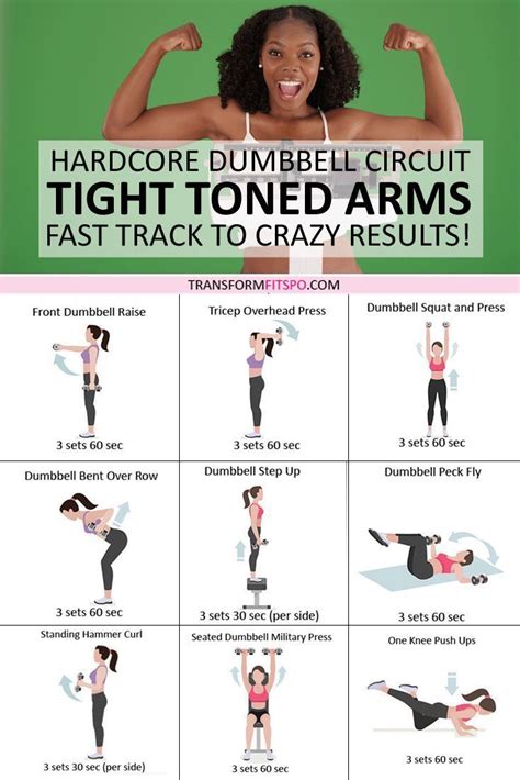 Tone And Tighten Your Arms Dumbbell Progressive Circuit To Get Crazy