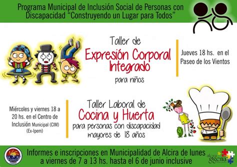 We did not find results for: Alcira Gigena | Talleres para niños y jóvenes con discapacidad