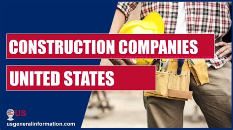 Construction Companies In Us Map Of The Nearest
